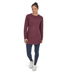 Patagonia Organic Quilted Sweater Tunic M EUC